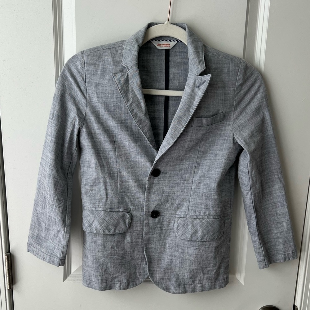 NWOT Cat & Jack Boy’s Chambray Blazer